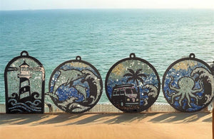 Sat Nov 8 11am xl 2ft Heron Crushed Glass Resin Suncatcher Workshop