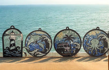Load image into Gallery viewer, Sat Nov 8 11am Octopus XL 2ft Crushed Glass Resin Art Suncatcher
