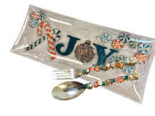 Load image into Gallery viewer, Sat Nove 15 11am Large Hand Painte Plater and Matching Utensils
