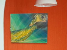Load image into Gallery viewer, Sun Sept 28 11am &quot;Ripples and Radiance&quot; Sea Turtle on a 16x20 Canvas
