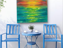 Load image into Gallery viewer, Sat Sept 27 11am Tropical Sunrise 12x12 Acrylics
