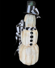 Load image into Gallery viewer, Sat Oct 18 11am Large Faux Wood Snowman Workshop
