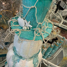 Load image into Gallery viewer, Sat Oct 18 11am Large 3ft Sea Glass Glitter Snowman Workshop
