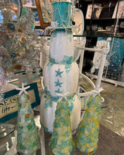 Load image into Gallery viewer, Sat Oct 18 11am Large 3ft Sea Glass Glitter Snowman Workshop
