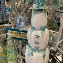 Load image into Gallery viewer, Sat Oct 18 11am Large 3ft Sea Glass Glitter Snowman Workshop
