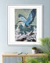Load image into Gallery viewer, Sun Feb 1 11am Flying Heron 16x20 Acrylics Workshop
