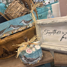 Load image into Gallery viewer, Fri Oct 31 8am Coffee and Canvas Sandpiper Pumpkin
