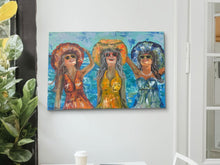 Load image into Gallery viewer, Sun Feb 15 11am &quot;My Tribe&quot; Impasto Painting Workshop
