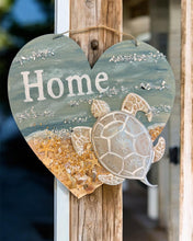 Load image into Gallery viewer, Sun Feb 8 11am Resin Mosaic 12" 3D Sea Turtle Sign Workshop
