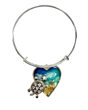 Load image into Gallery viewer, Fri Feb 13 8am UV Resin  Valentines Heart Bangle Bracelet Workshop

