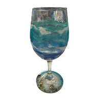 Load image into Gallery viewer, Sat Jan 24 11am Uv Resin Pour Wine Glass and Base Workshop
