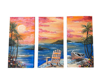 Load image into Gallery viewer, Sun March 15 9-3 "Island Trio" All Day Paint Event
