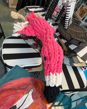 Load image into Gallery viewer, Sun March 22  11am "Get Loopy With Sherry" Over Size Flamingo Pillow Workshop
