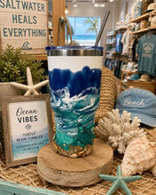 Load image into Gallery viewer, Sat August 1 11am Ocean Resin Pour 30oz Tumble Workshop
