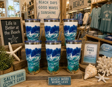 Load image into Gallery viewer, Sat August 1 11am Ocean Resin Pour 30oz Tumble Workshop
