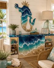 Load image into Gallery viewer, Sat Sept 12 11am SPECIAL PRICE 3FT X 3FT King Tritan Ocean Resin Pour Workshop
