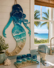Load image into Gallery viewer, Sat Aug 29 11am LIMITED SEATS SPECIAL PRICE LARGE 2ft Ocean Resin Mermaid Workshop
