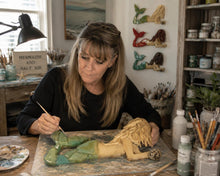 Load image into Gallery viewer, Mon Aug 17 11am SPECIAL PRICE Resin Sea Glass Mermaid
