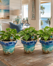 Load image into Gallery viewer, Mon Aug 31 11am Ocean Resin Pour Planter and Sea Turtle Plant Stick Workshop

