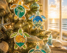 Load image into Gallery viewer, Moon Sept 28 11am 2ft Glass Resin Sea Turtle Suncatcher Workshop
