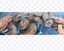 Load image into Gallery viewer, Sun October 18 11am "Dance Party" Sea Turtle on 48x12 Canvas Workshop
