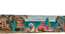 Load image into Gallery viewer, Jan 2 10am Boho Beach Village 12x48 Acrylics Workshop
