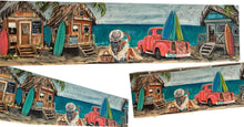 Load image into Gallery viewer, Jan 2 10am Boho Beach Village 12x48 Acrylics Workshop
