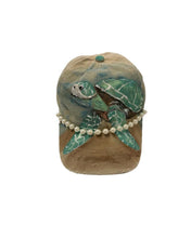 Load image into Gallery viewer, Sat October 2 11am Painted Deconstructed Sea Turtle Baseball Hat Book Launch Party~Workshop
