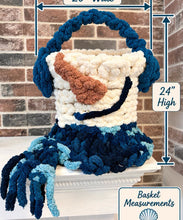 Load image into Gallery viewer, Friday Oct 30 11am The Loopy Snowman Basket Workshop
