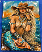 Load image into Gallery viewer, Sun Jan 31 11am "Call Me On my Shell" 18x24 Acyrlics/Resin Workshop
