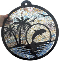 Load image into Gallery viewer, Sun Aug 24 11am Light House  Large Crushed Glass Sun Catcher
